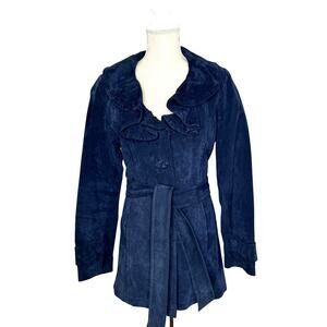 Bradley‎ Bayou blue suede jacket
